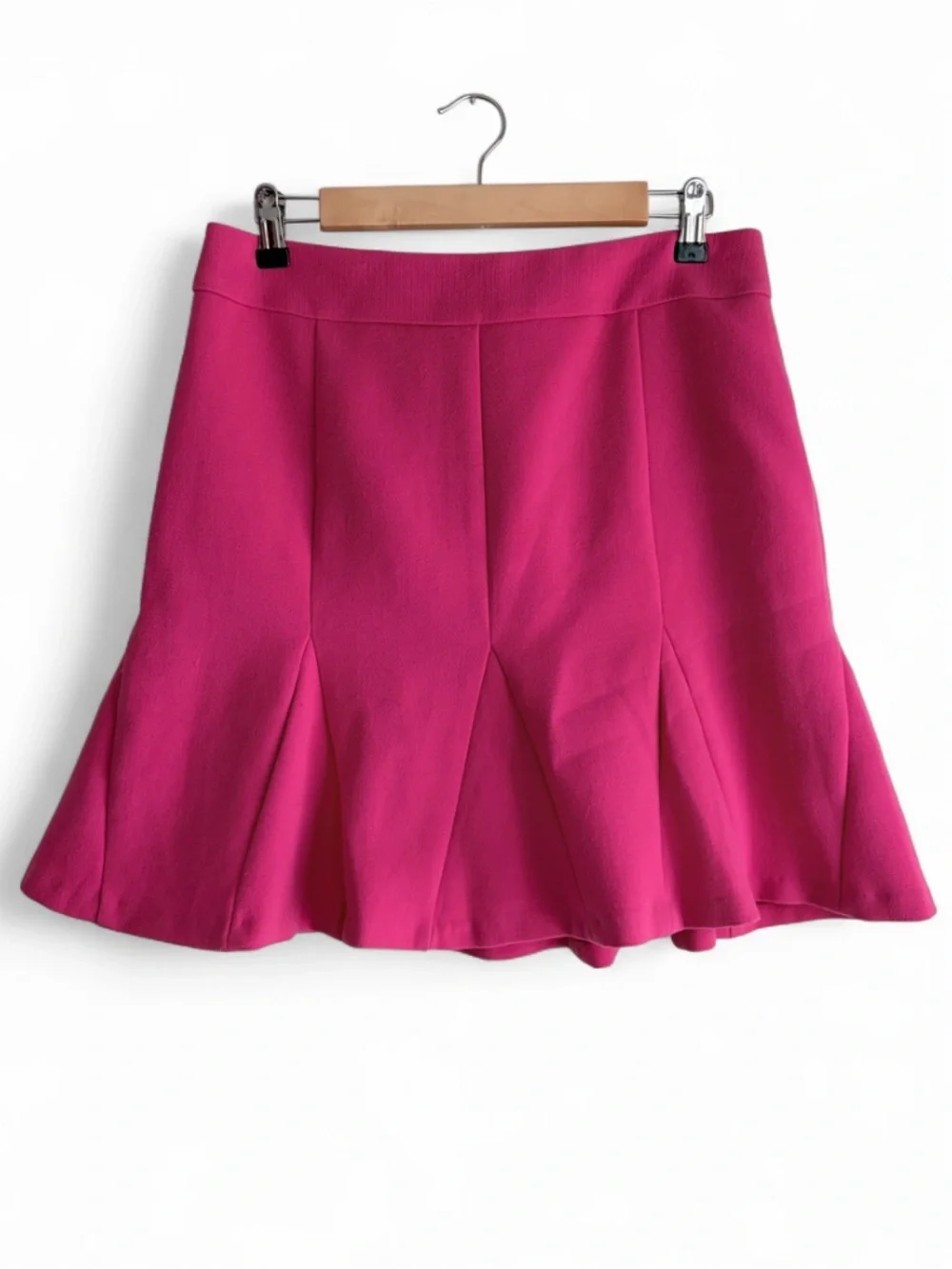 Banana Republic Pink A Line Flare Hem Skirt Size 10